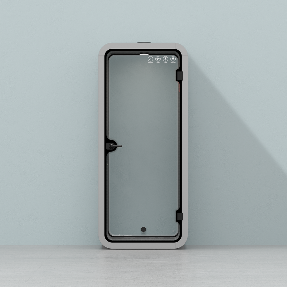 Office Pod Quell FlexLight Grey / Dark Grey / No Furniture