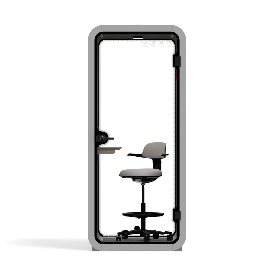 Office Pod Quell FlexLight Grey / Dark Grey / With Furniture