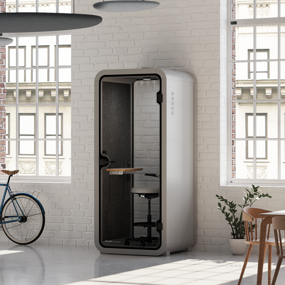 Office Pod Quell FlexLight Grey / Dark Grey / With Furniture