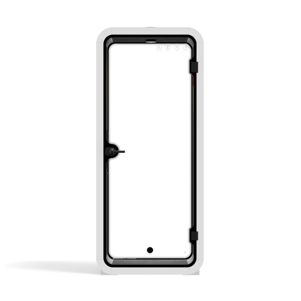 Office Pod Quell FlexWhite / Dark Grey / No Furniture