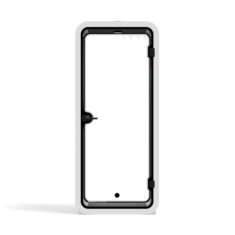 Office Pod Quell FlexWhite / Dark Grey / No Furniture