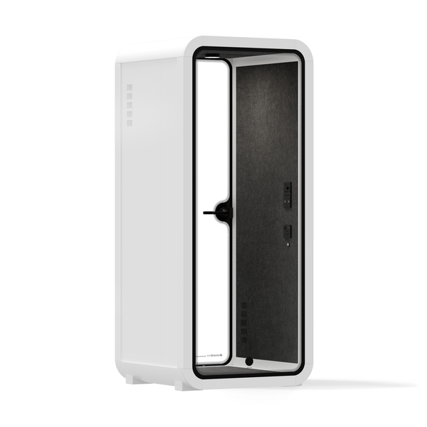 Office Pod Quell FlexWhite / Dark Grey / No Furniture