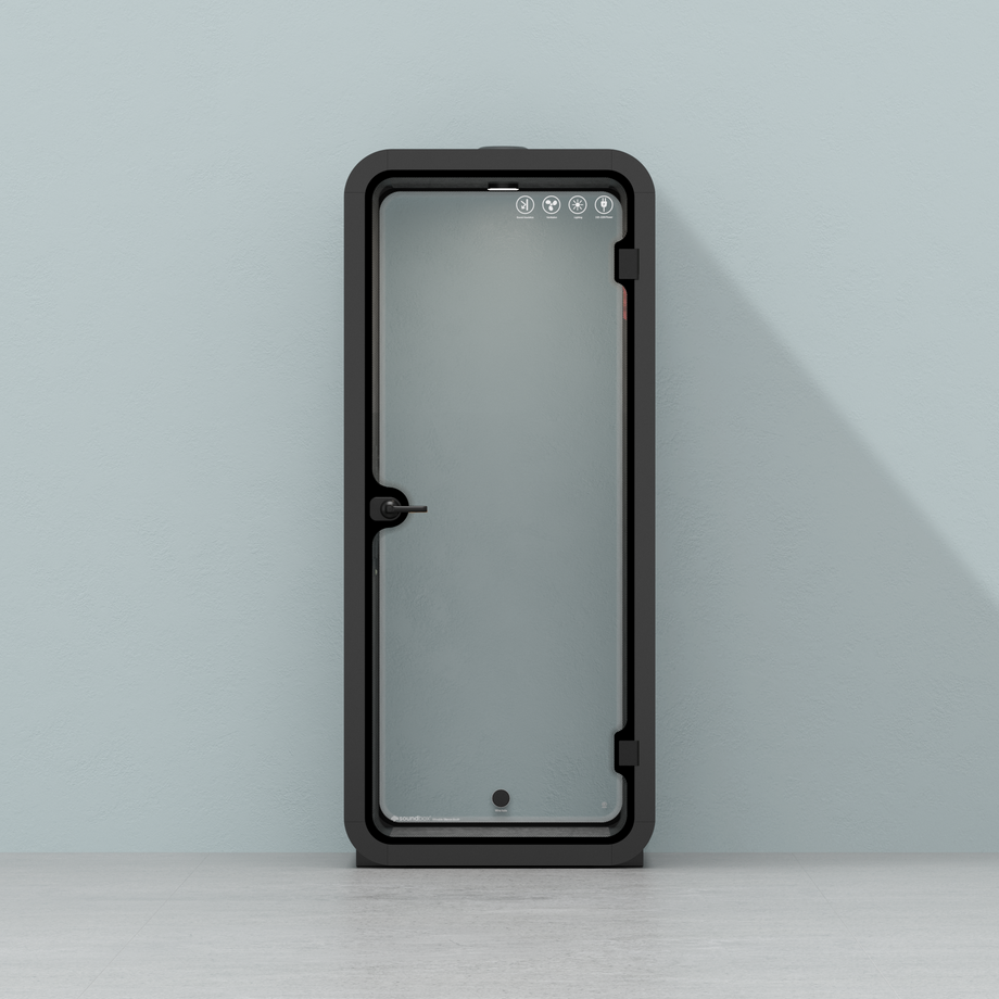 Office Pod Quell FlexWooden / Dark Grey / No Furniture