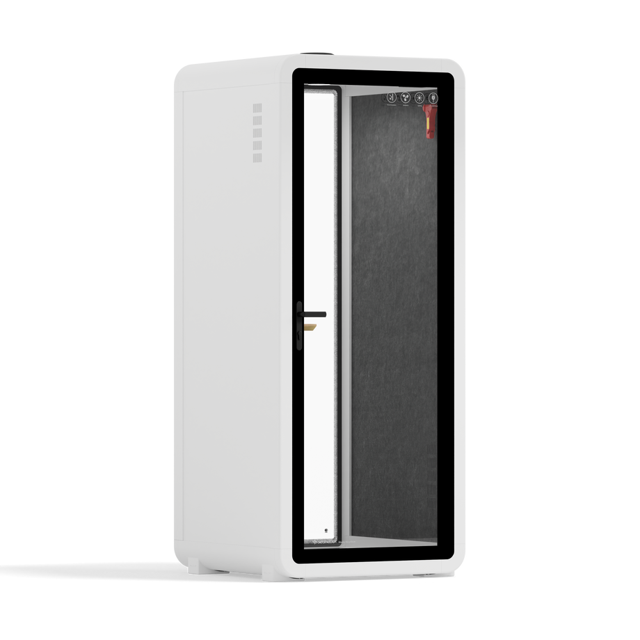 Quell - Flex - kollega - SoloWhite / Dark Grey / No Furniture