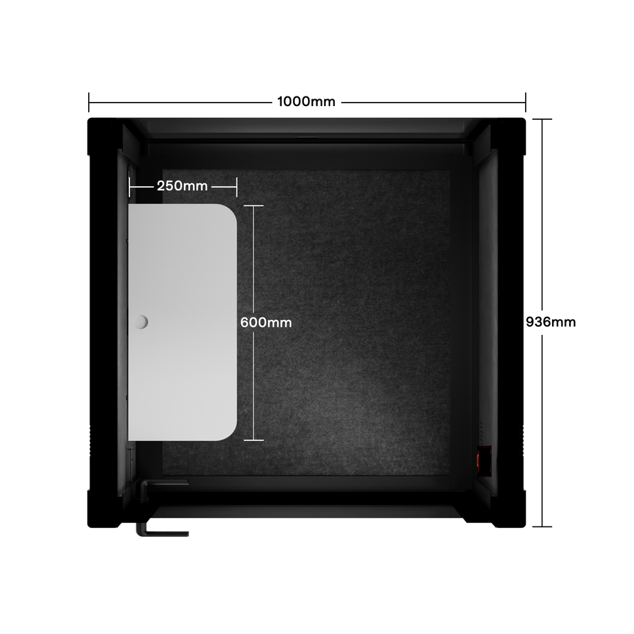 Quell - Flex - kollega - SoloBlack / Dark Grey / No Furniture