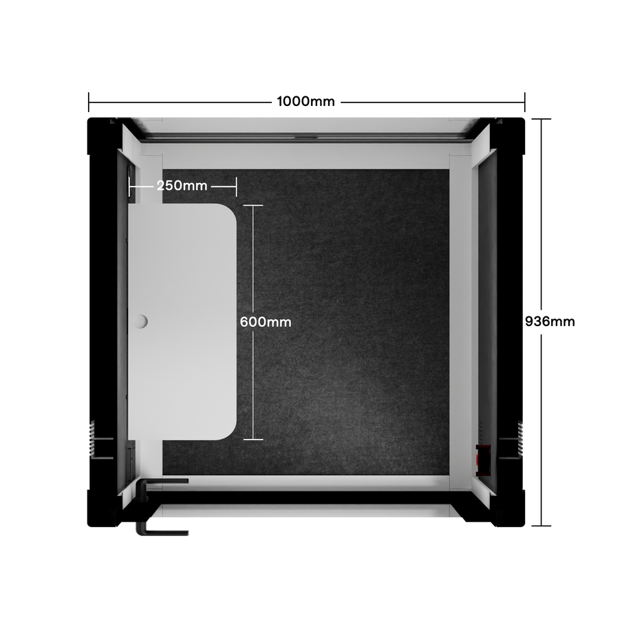 Quell - Flex - kollega - SoloWhite / Dark Grey / No Furniture