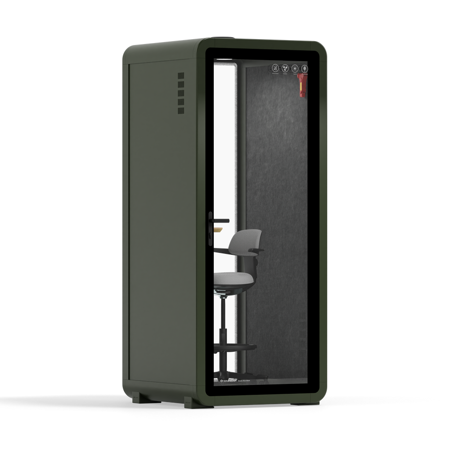 Quell - Flex - kollega - SoloDark Green / Dark Grey / With Furniture