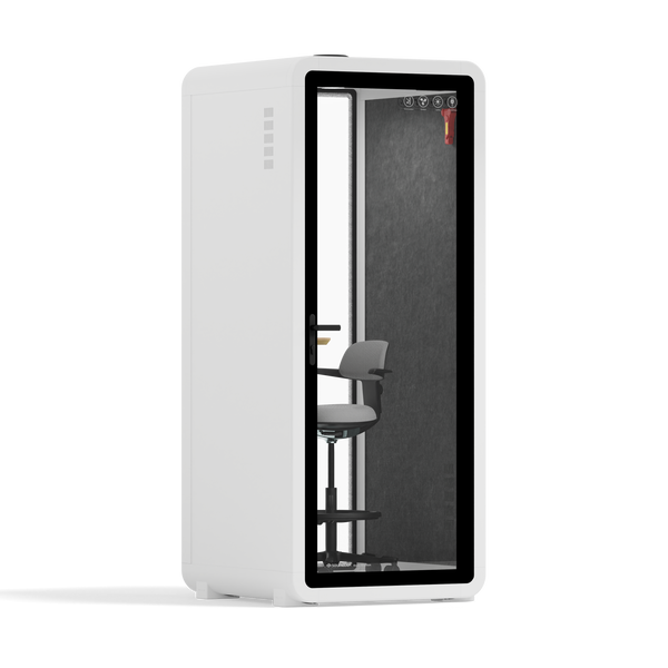 Quell - Flex - kollega - SoloWhite / Dark Grey / With Furniture