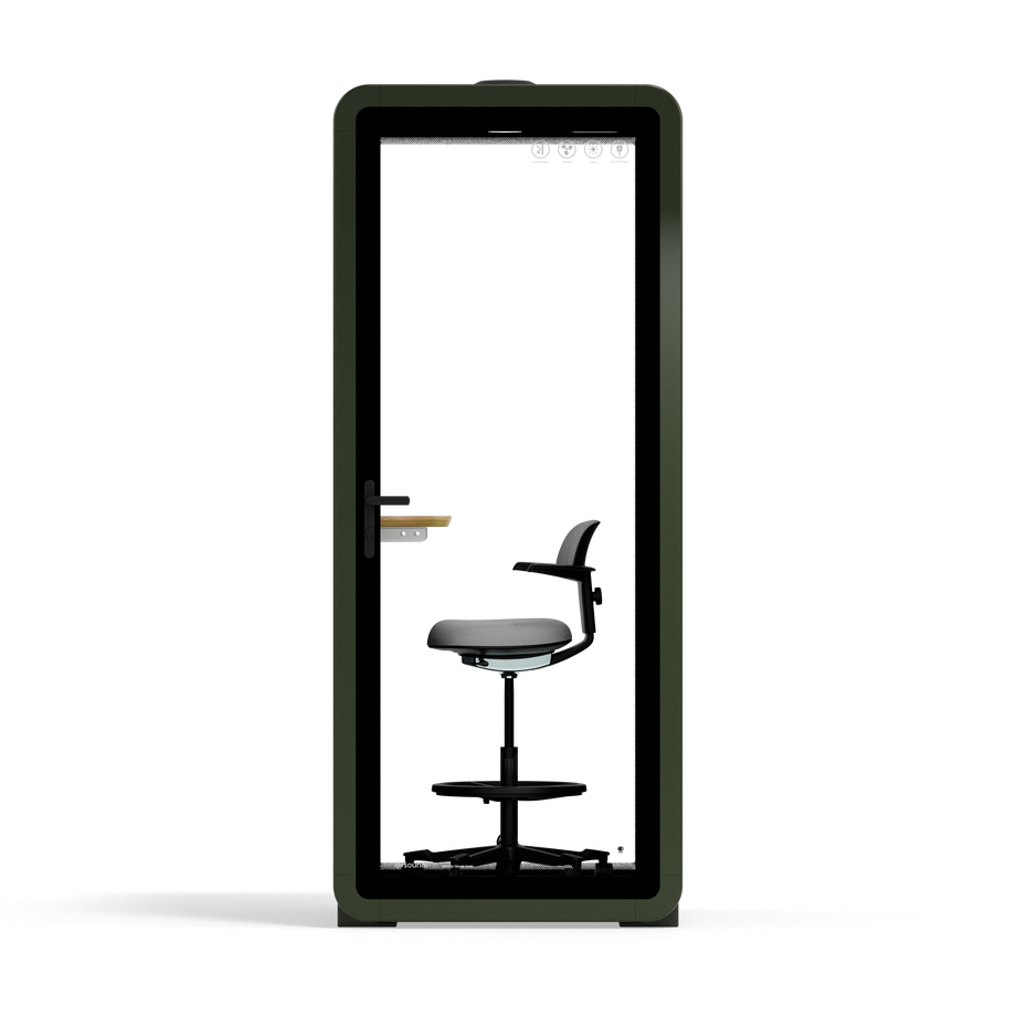 Quell - Flex - kollega - SoloDark Green / Dark Grey / With Furniture
