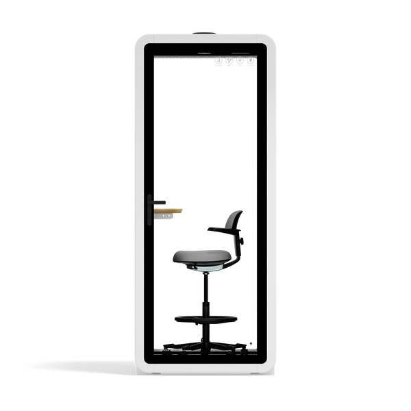 Quell - Flex - kollega - SoloWhite / Dark Grey / With Furniture