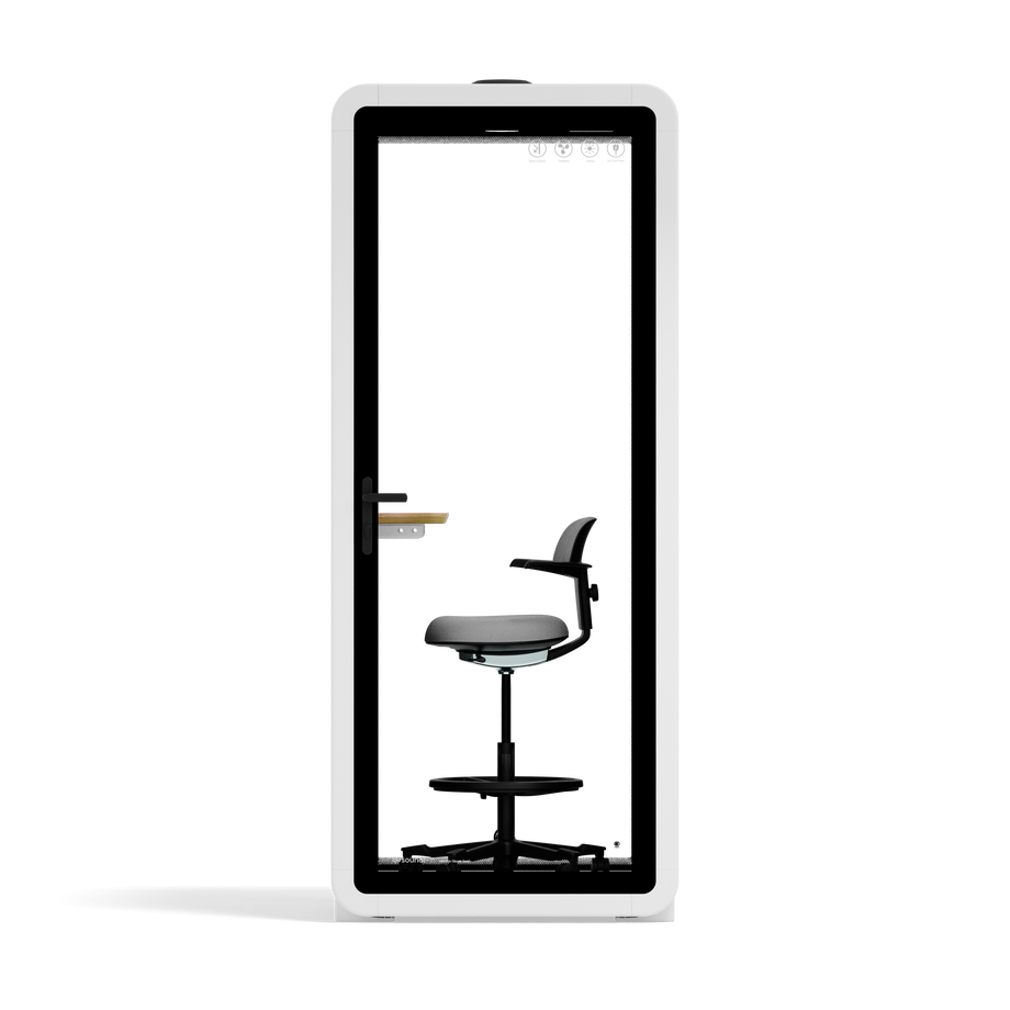 Quell - Flex - kollega - SoloWhite / Dark Grey / With Furniture