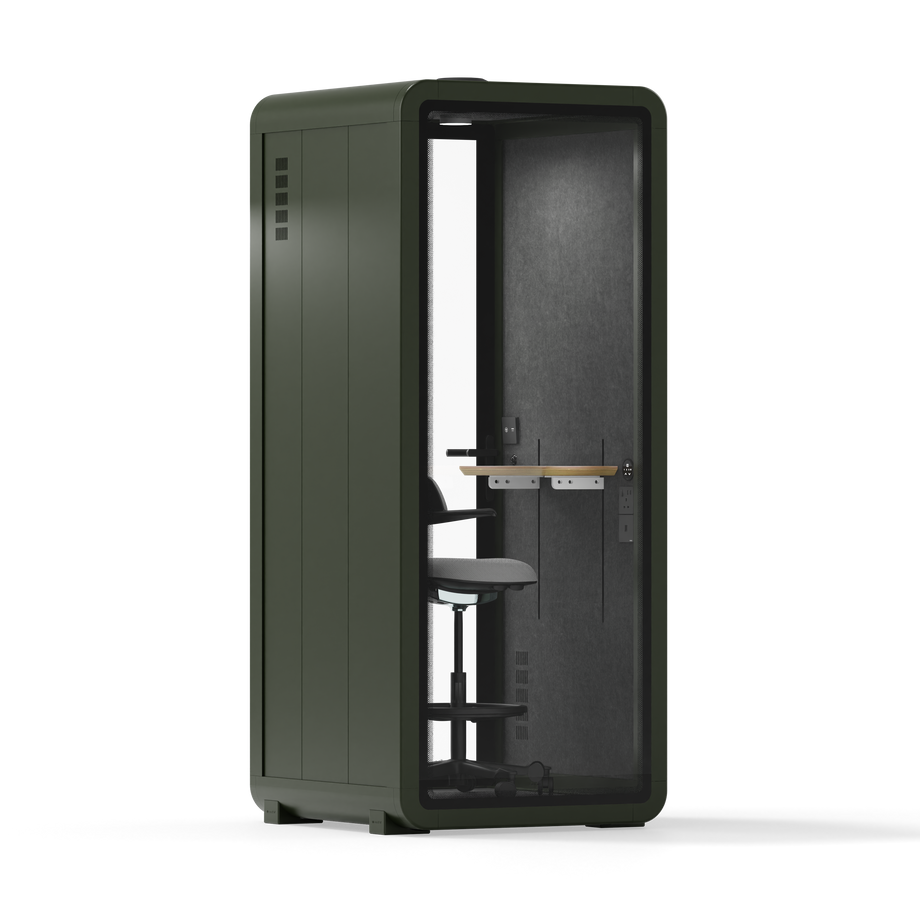 Quell - Flex - kollega - SoloDark Green / Dark Grey / With Furniture