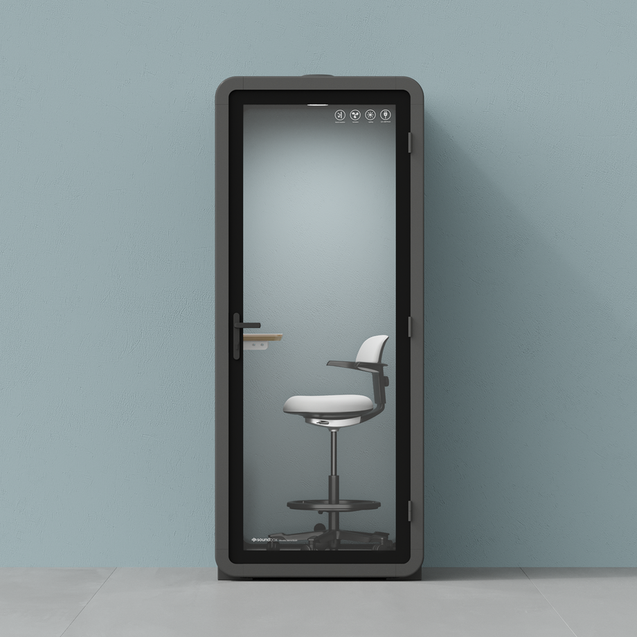 Quell - Flex - kollega - SoloWooden / Dark Grey / With Furniture