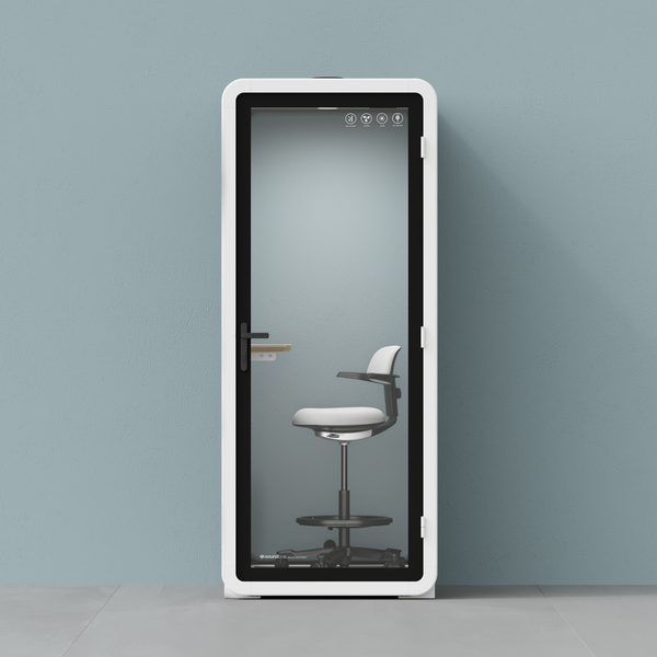 Quell - Flex - kollega - SoloWhite / Dark Grey / With Furniture