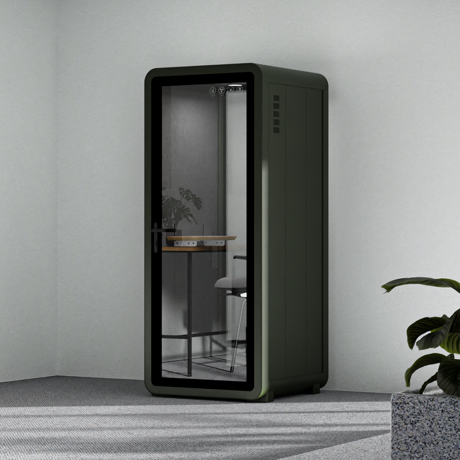 Quell - Flex - kollega - SoloDark Green / Dark Grey / With Furniture