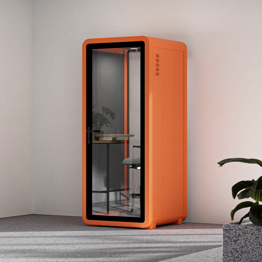 Quell - Flex - kollega - SoloOrange / Dark Grey / With Furniture
