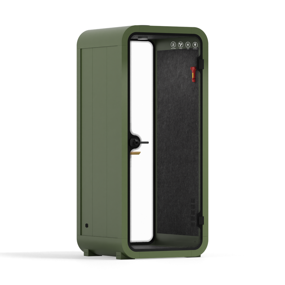 Cápsula Quell DoblarGreen / Dark Grey / No Furniture