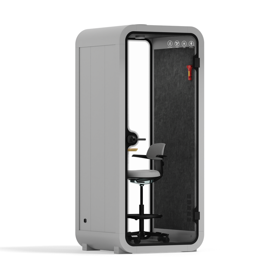 Cápsula Quell DoblarLight Grey / Dark Grey / With Furniture