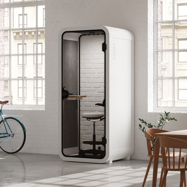 Cápsula Quell DoblarWhite / Dark Grey / With Furniture
