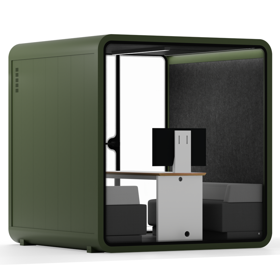 Mötesbås Quell - 6 personDark Green / Dark Grey / Furniture Set 1