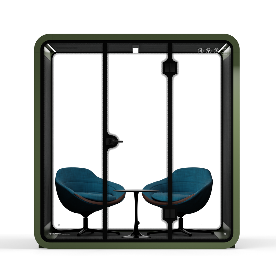 Mötesbås Quell - 6 personDark Green / Dark Grey / Furniture Set 2