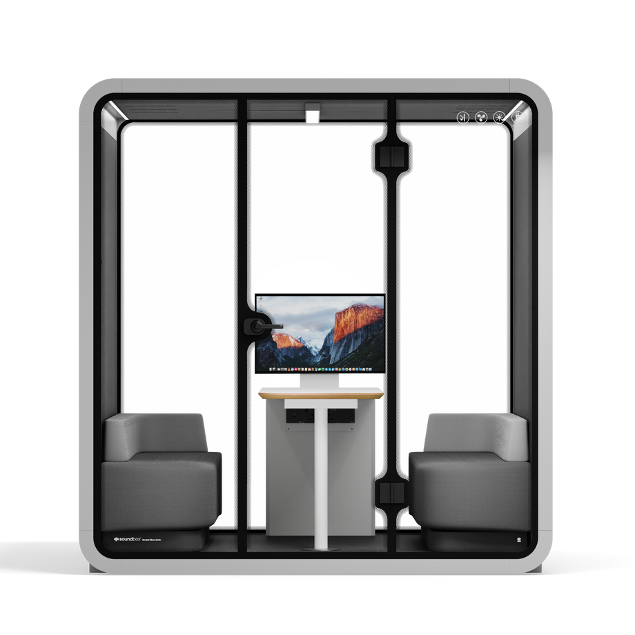 Mötesbås Quell - 6 personLight Grey / Dark Grey / Furniture Set 1