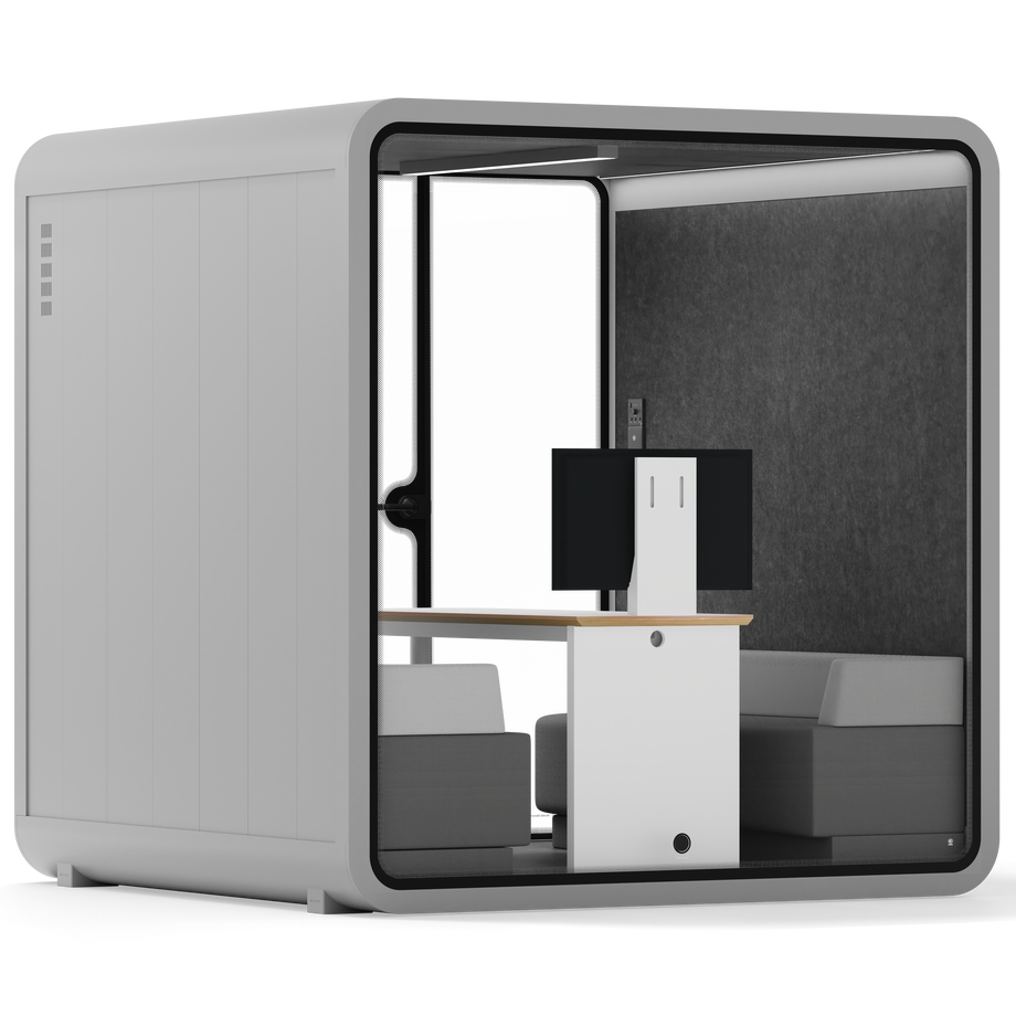 Mötesbås Quell - 6 personLight Grey / Dark Grey / Furniture Set 1