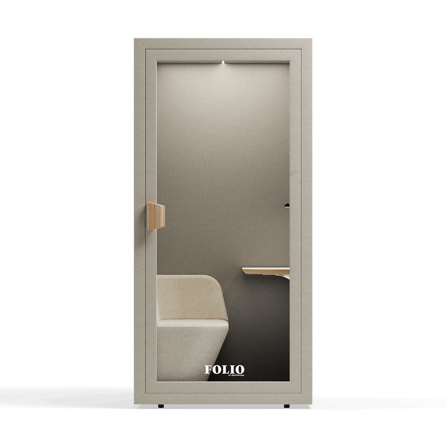 Kontors telefonbås folioFolio Beige