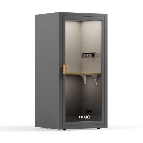 Office Phone Booth Folio - Sump upFolio Dark Grey / Furniture Set 1