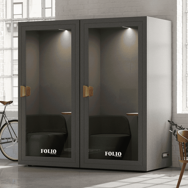 Kontors telefonbås folioFolio Dark Grey