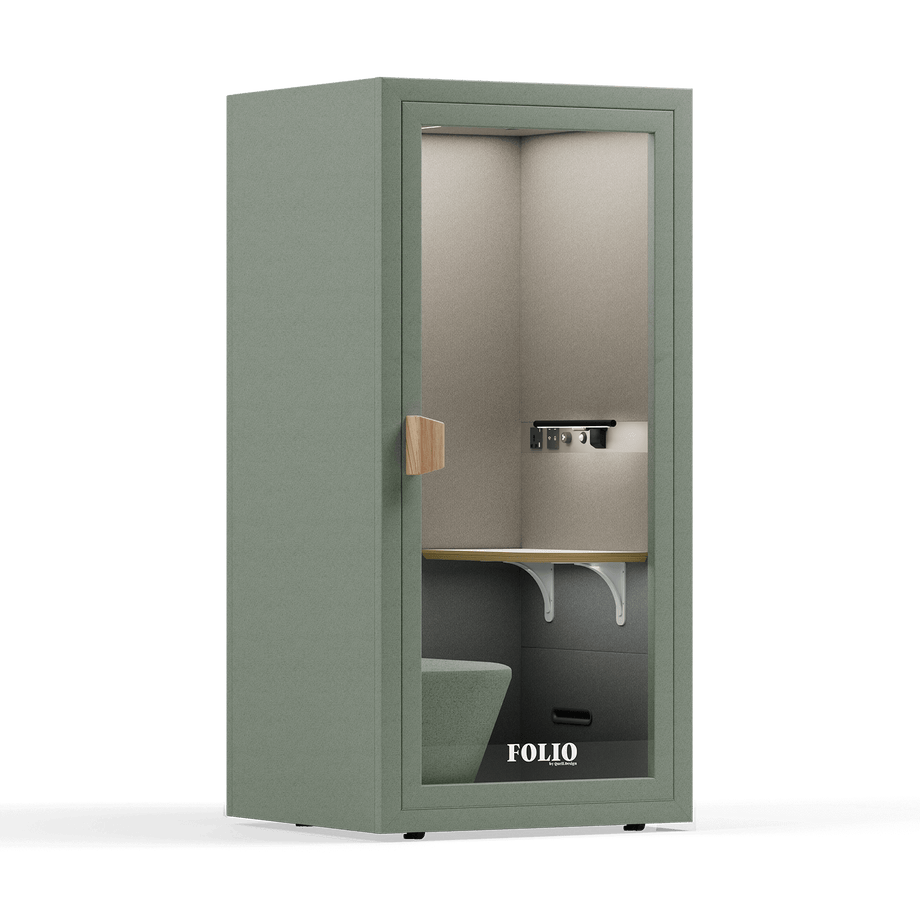 Kontors telefonbås folioFolio Dusty Teal