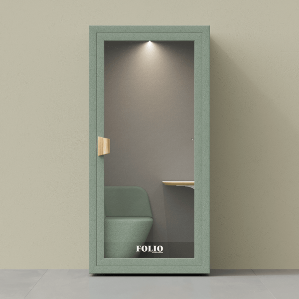 Office Phone Booth FolioFolio Dusty Teal