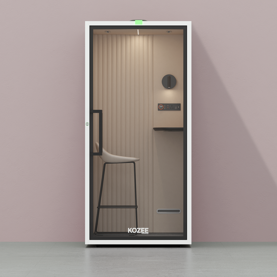 Kabine - In Piedi Grey/White / Ecru Fabric