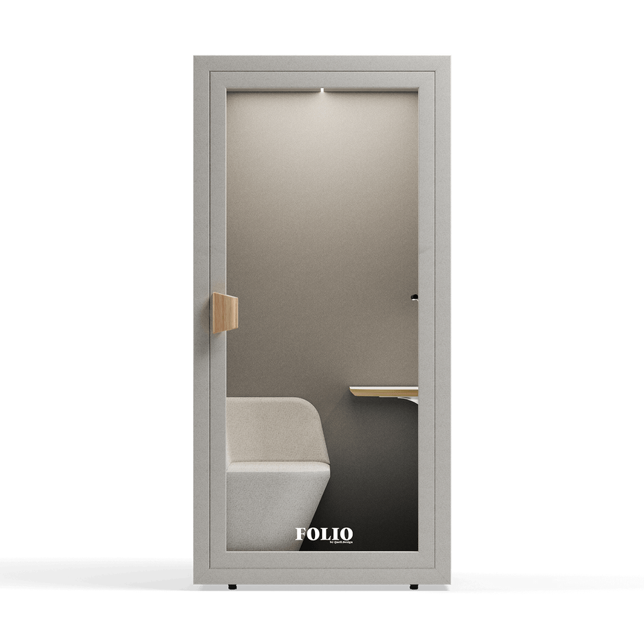 Kontors telefonbås folioFolio Pebble Grey