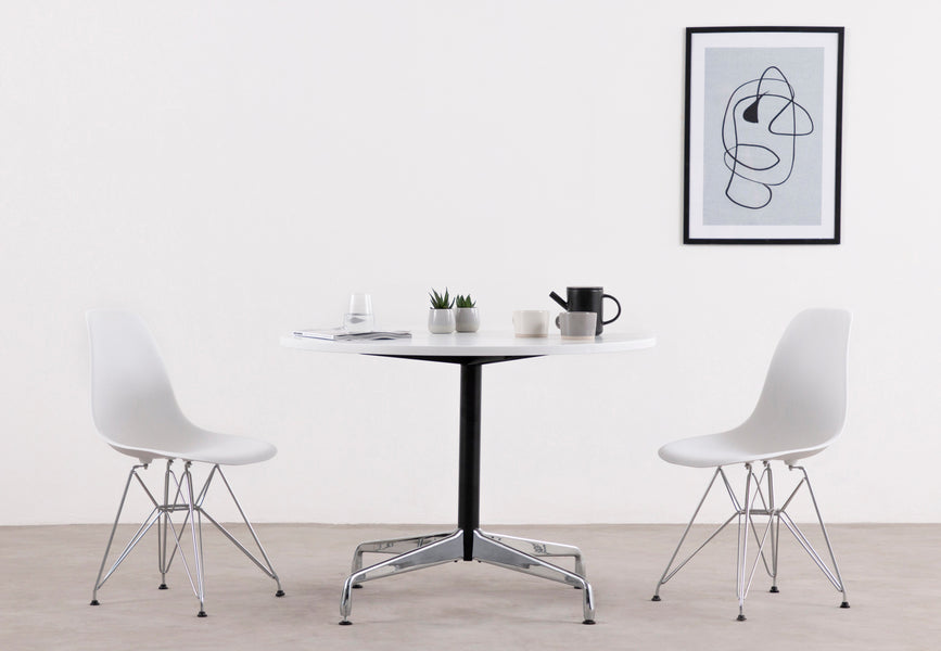 ElementoElement - Round Element Table, White
