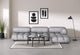 Bellini Sectional - Light Gray Velvet - Image 9