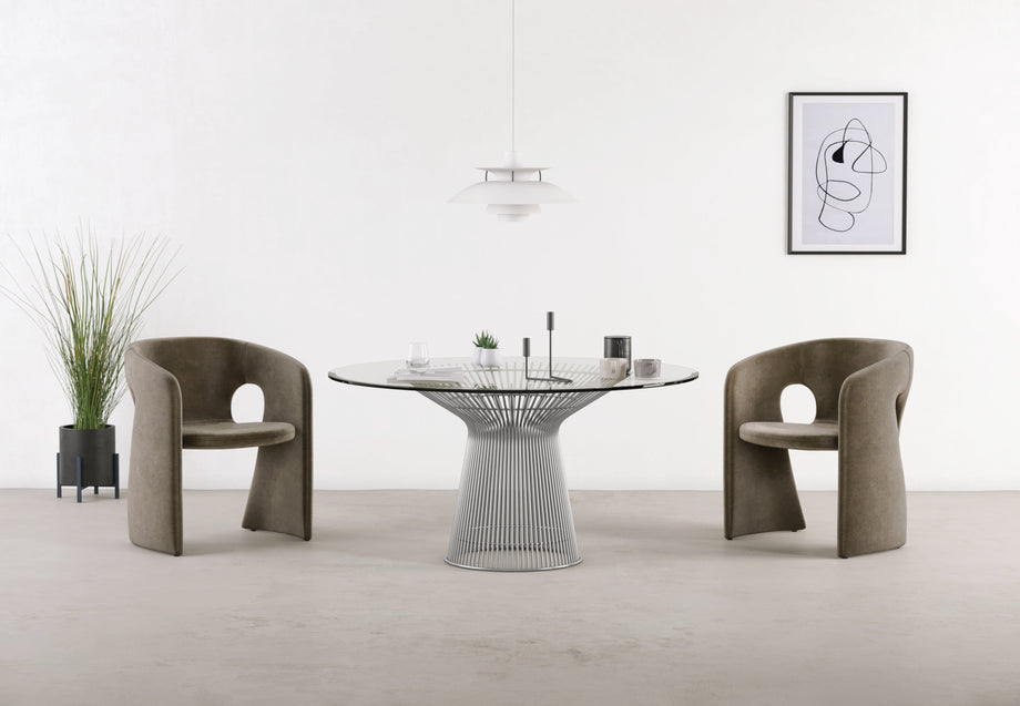 CélesteCeleste - Celeste Chair, Taupe Velvet