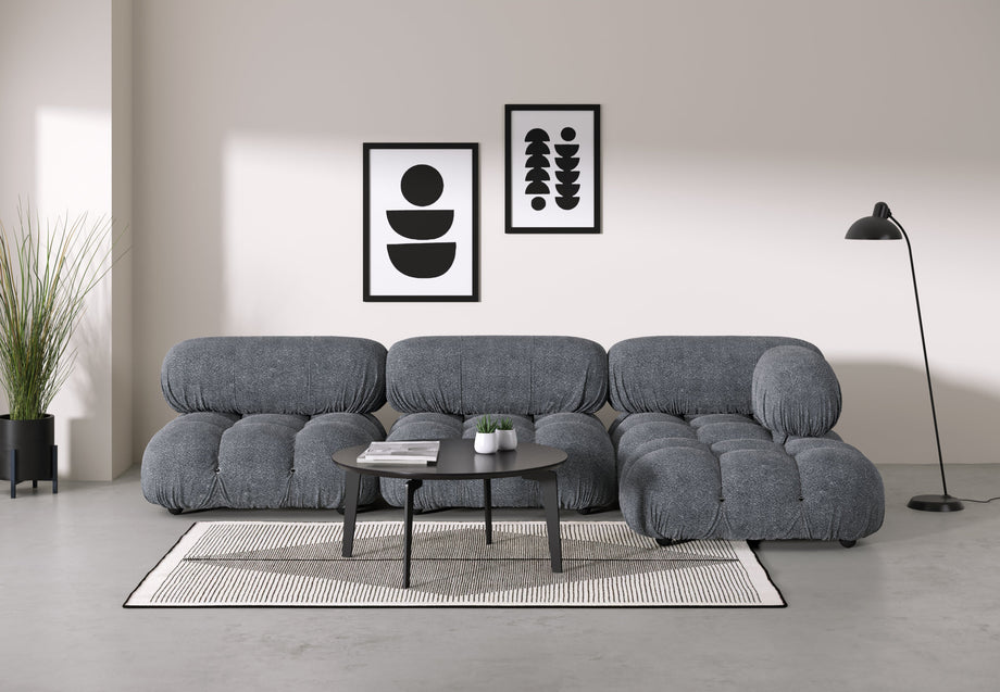 Bellini SeccionalGray Boucle