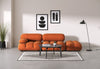 Bellini Sofa - Apricot Velvet - Image 9