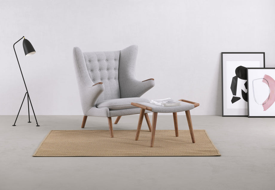 Papa BearLight Gray Wool