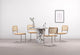 Freya - Freya - Freya Dining Chair, Natural Rattan and Chrome - Image 8