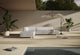 Acqua - Acqua - Acqua Outdoor Ottoman, Dove Gray Performance Weave - Image 8
