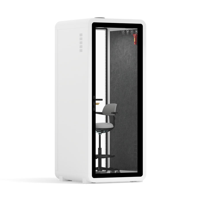 Quell Flex CoWorker Phone Booth - With Furniture: Tailored for Success